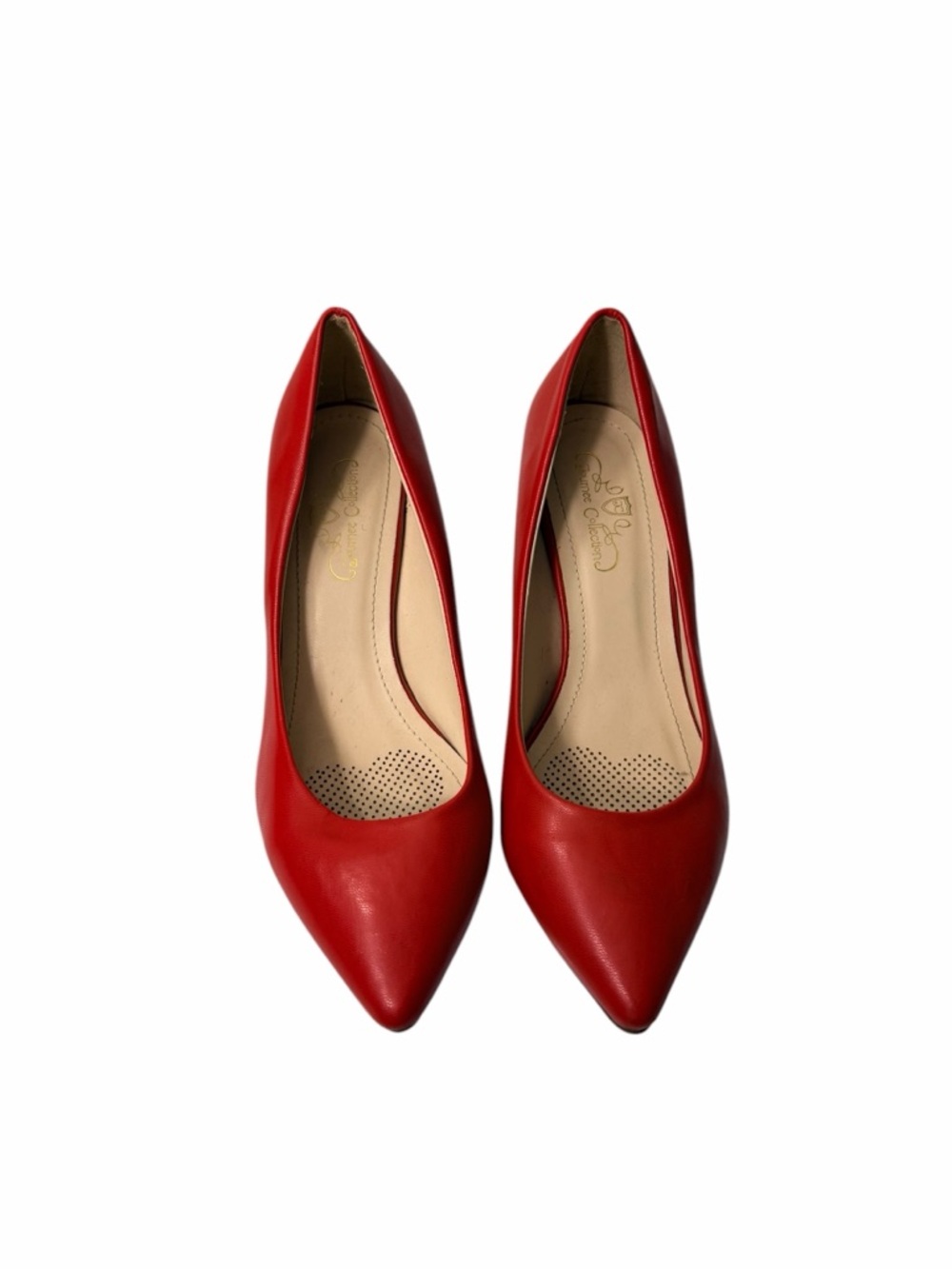 Journee Collection Women’s Size 8 Red Pumps Heels - Picture 2 of 8